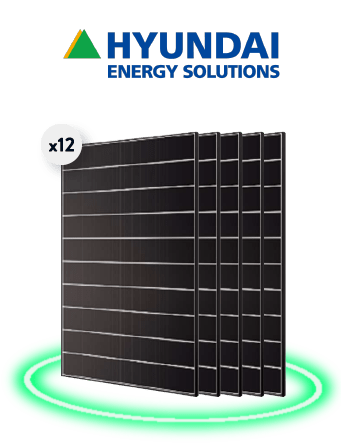 5kW太阳能电池板系统
