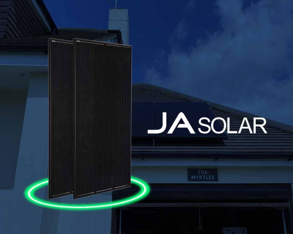 所有黑色JA太阳能电池板